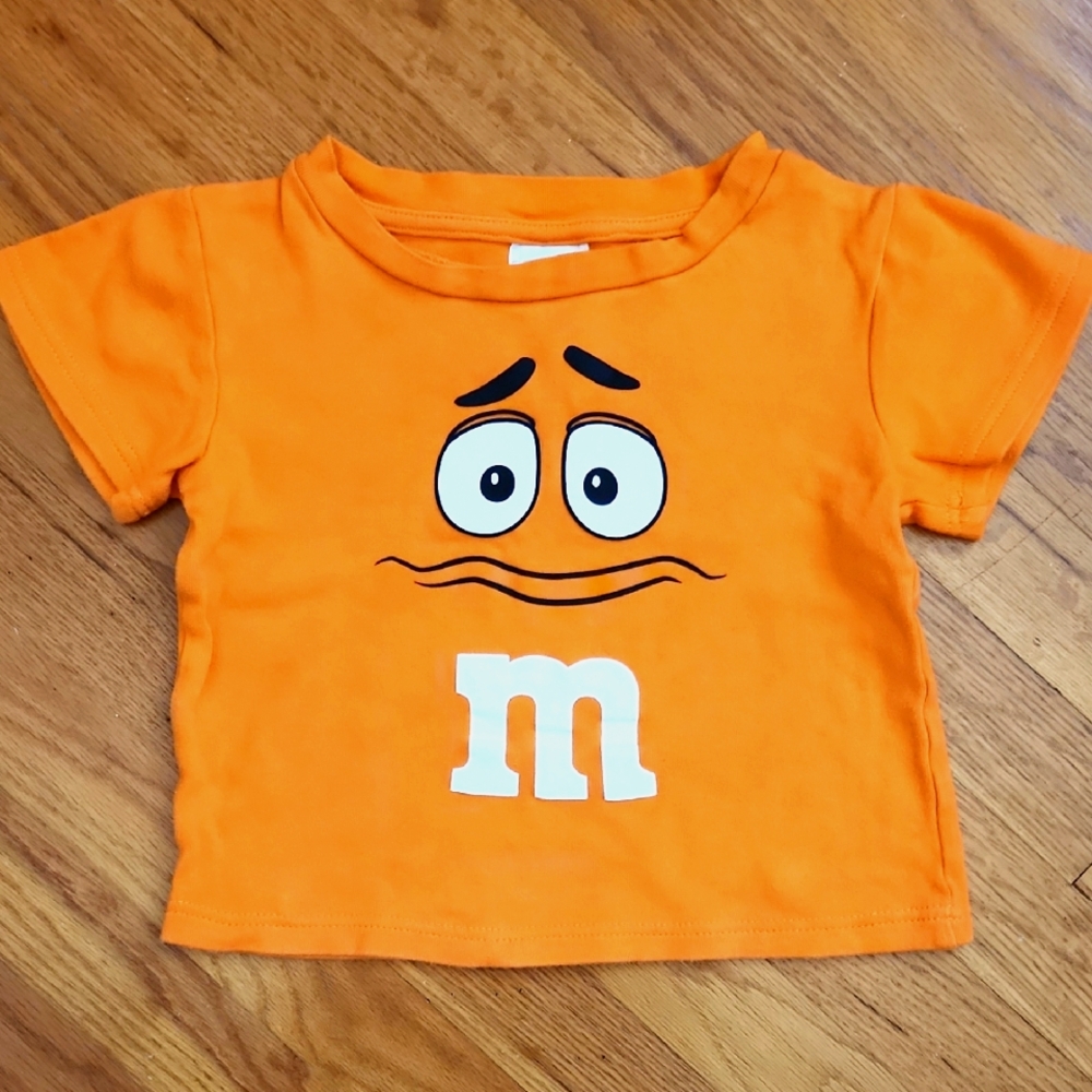 Orange M&M Kids T-Shirt Size 3/4T